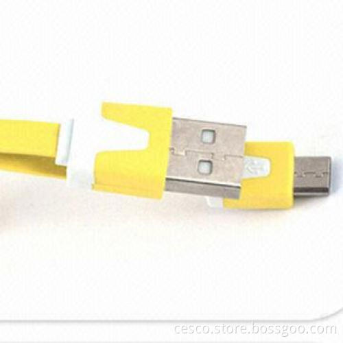Flat Color Charge SYNC Micro USB Cable for Samsung, HTC, Motorola